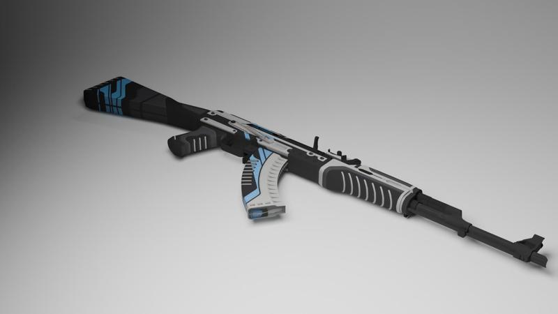 CS:GO/CS2 47 Vulcan Skin Model