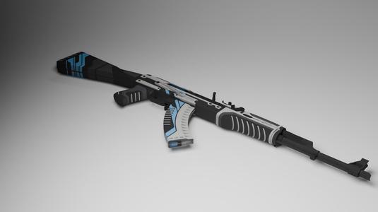 CS:GO/CS2 47 Vulcan Skin Model