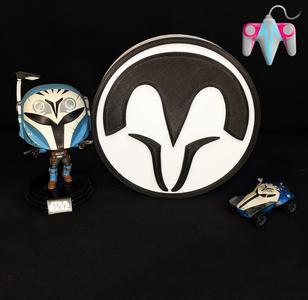 Bo-Katan Night Owl Plaque Wall/Shelf Decor