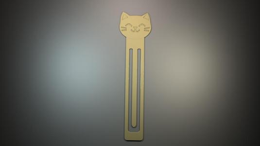 Bookmark Cat STL