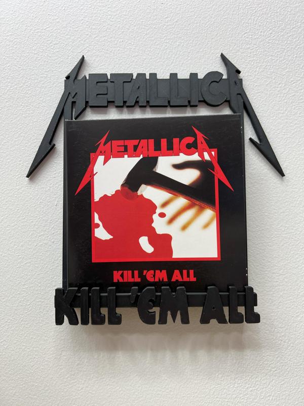 Metallica CD Wall Mount - Kill Em All Album - Plus Bonus Files!