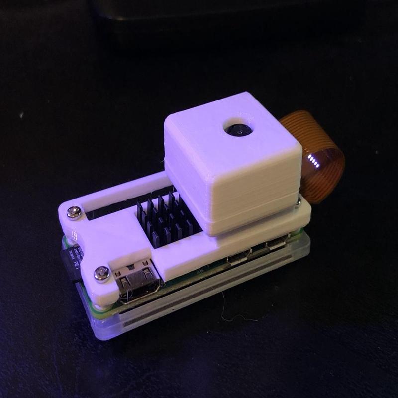 Pi Zero W Camera Case with Magnets for SLA Printers