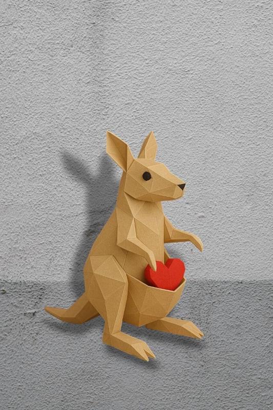 Origami Kangaroo 🦘