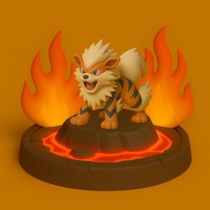 Pokemon battle style - Arcanine #059