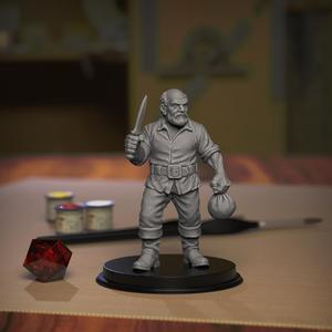 Fantasy Adventures Pirate Miniature Bandit 03