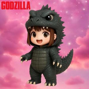 godzilla anime chibi