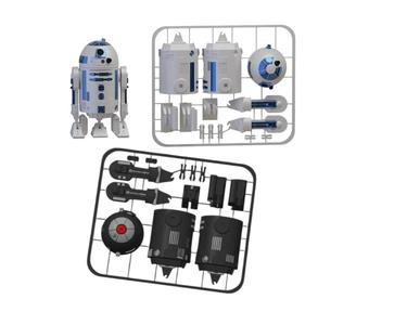 Star Wars R2-D2 + R2-Q5 - Droid Assembly Card Kit