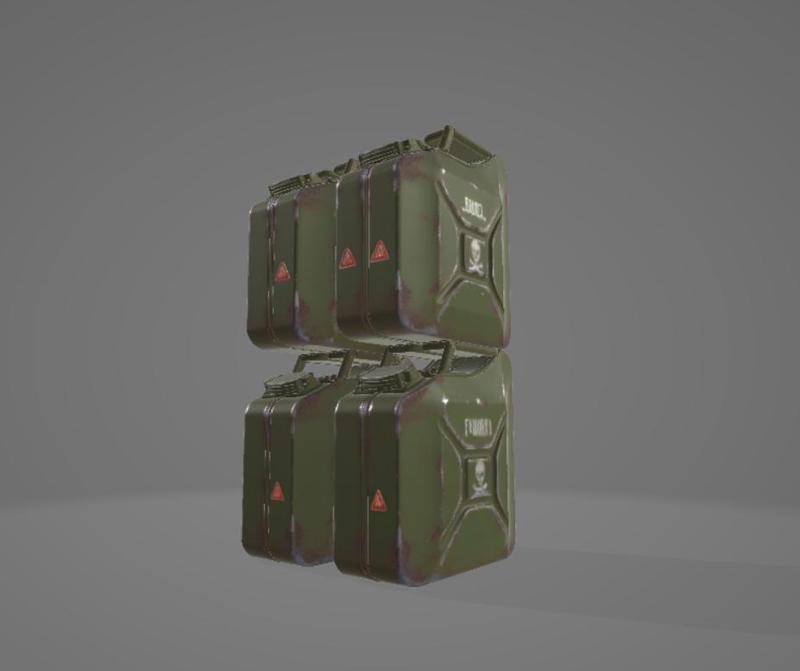 Military Jerry Can Fuel Container Set