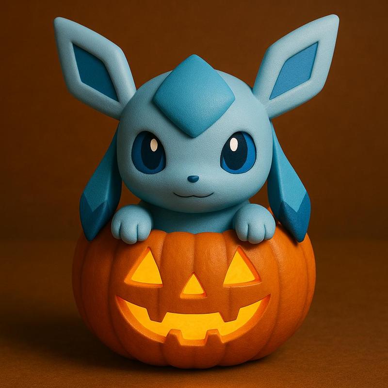 Glaceon – Halloween Pumpkin Escape