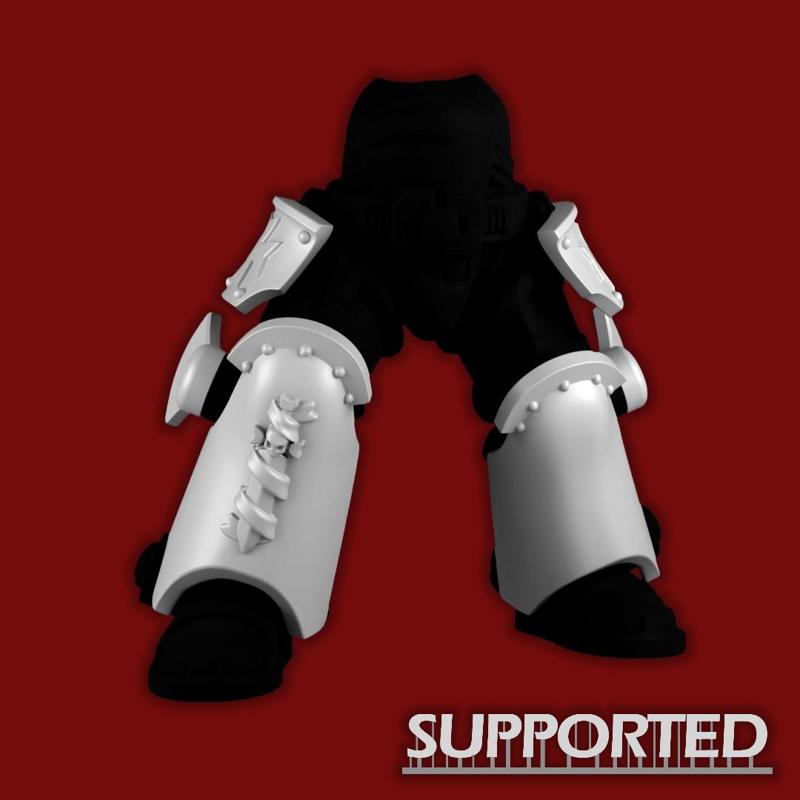 Termie Blade Brothers - Crusader Leg Plates [Pre-Supported]