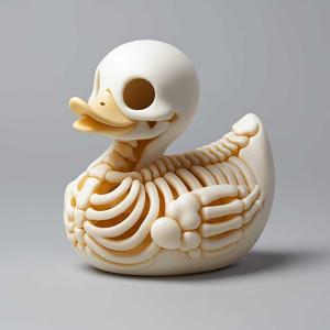 Skeleton Duck 3D Model – STL File for 3D Printing