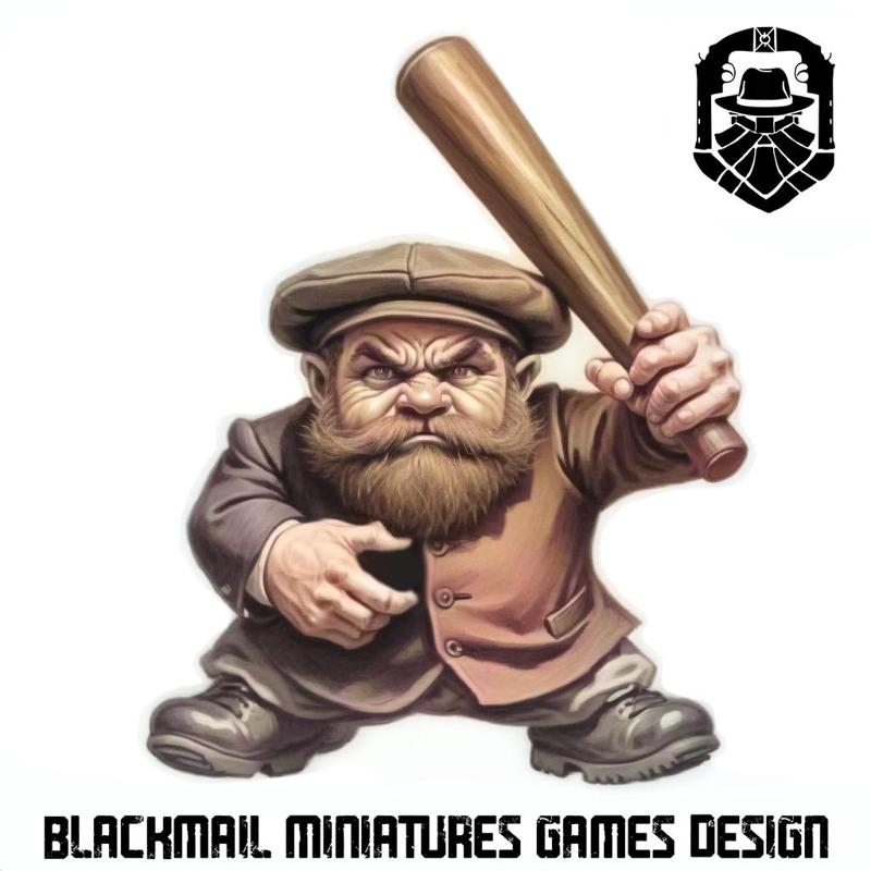 DWARF BRAWLER 2 COPS GANG FANTASY PROHIBITION OLDHAMMER GAME