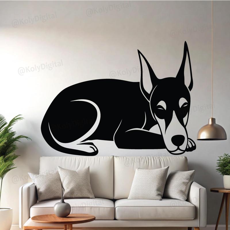 Doberman wall art