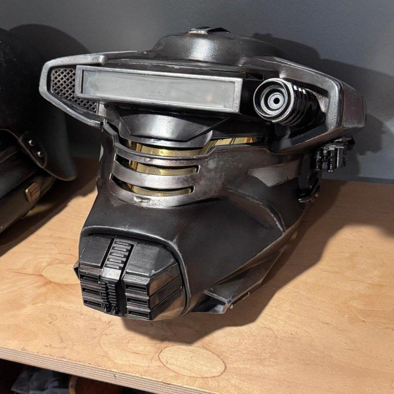 Male Ubese bounty hunter helmet - Boushh remix