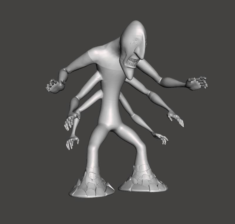 Four Knights of the Apocalypse Monster 3D Model