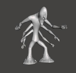 Four Knights of the Apocalypse Monster 3D Model