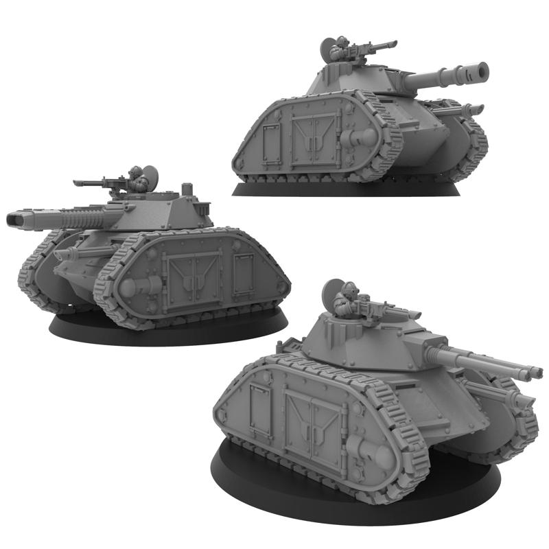 Smol Lunar Auxilia Brigand Tank - Presupported