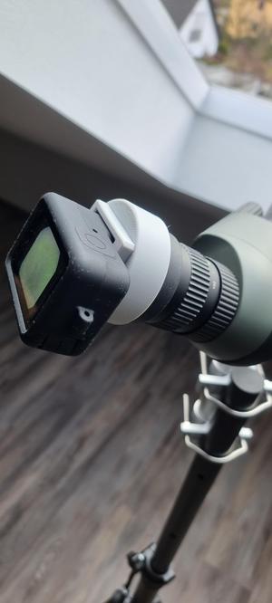 gopro Bresser spotting scope mount