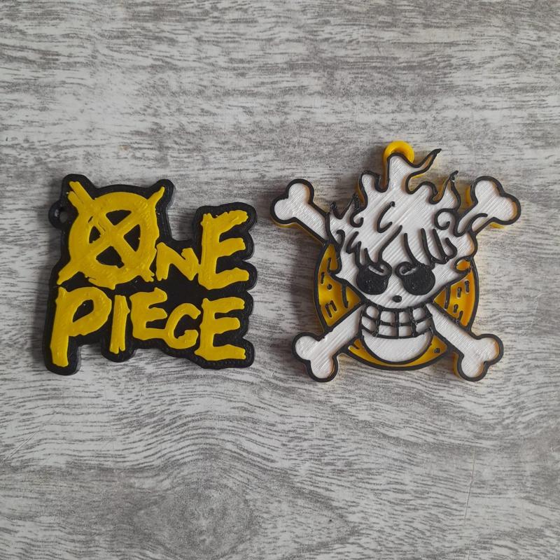 OP Luffy Gear 5 Keychain