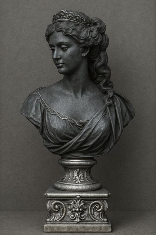 Antique Lady Bust