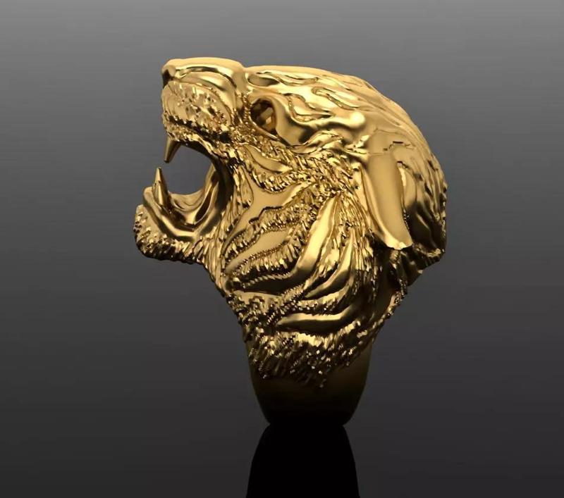 Lion Head Ring