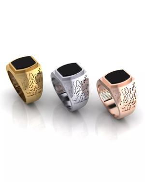 man jewelry gold ring