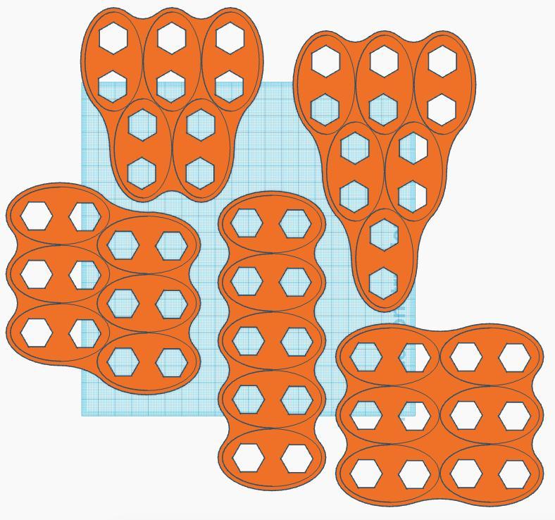 TOW 60x35 Oval base tray pack