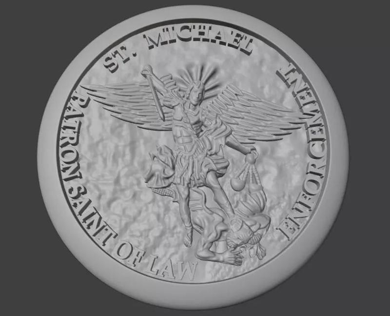 Medalla Dije del Arcangel MIguel