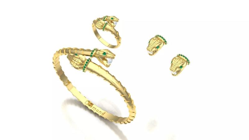 snake jewelry set