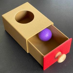 Montessori-Style Object Permanence Box for Infants/Toddlers   