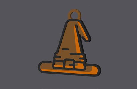 Witch Hat - Keychain