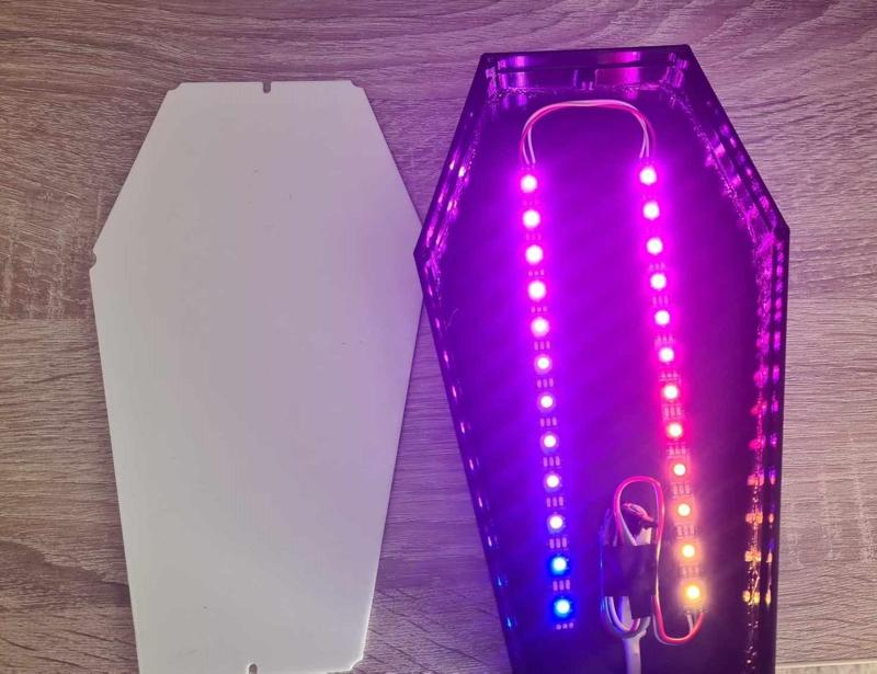 Halloween Coffin LED Lamp