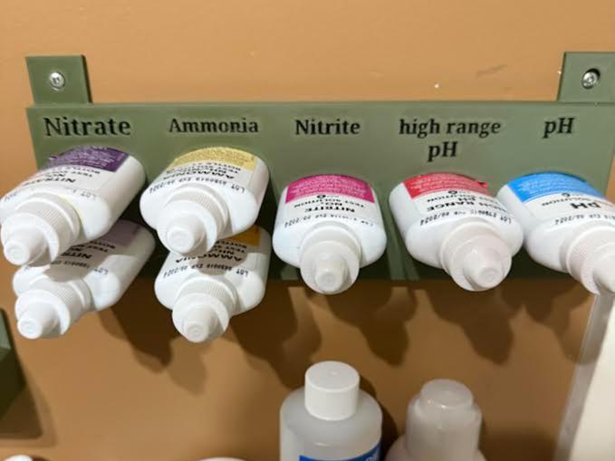 Fish Tank Test Kit Wall Holder
