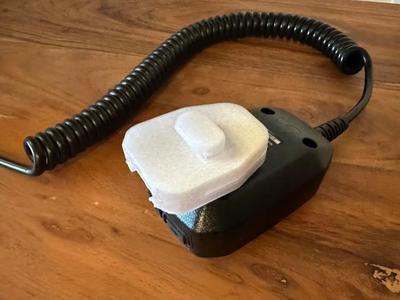 Midland MXT radio mic mount for RAM Tough-track rail   