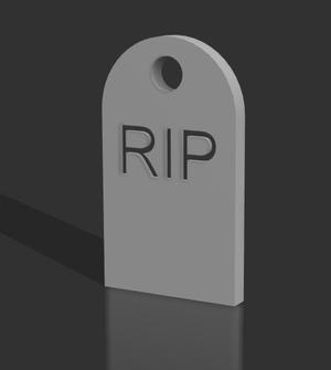 Tombstone Keychain