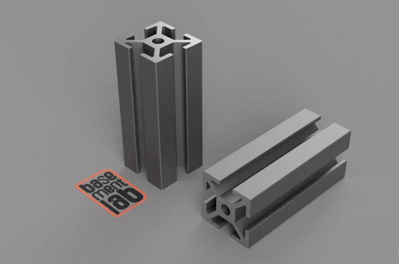 2020 Extruded aluminum  Profile 4 Sides Open   