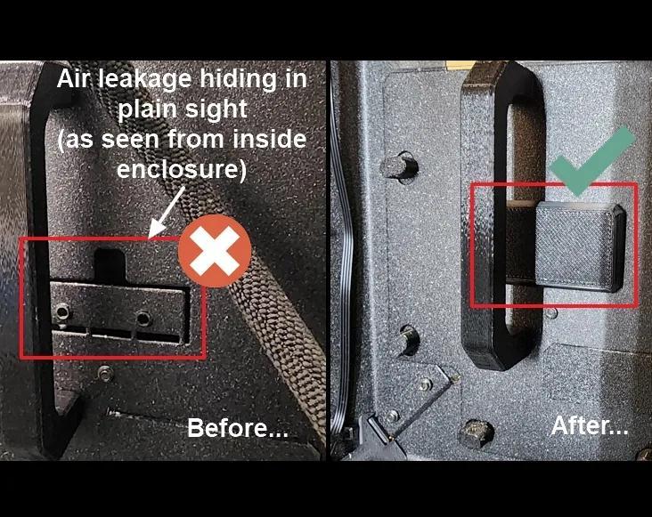 #0150 "Mystery Hole" Cover for Original Prusa Enclosure   