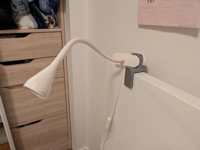 Lamp holder for Ikea Malm ded   