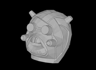 Lego Compatible (18934.dat) Minifig Head Tusken Raider   