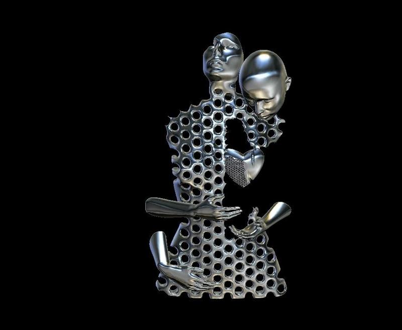 sculture woman woman love heart lesbian