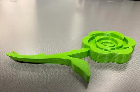 Flat Base Rose Flower   