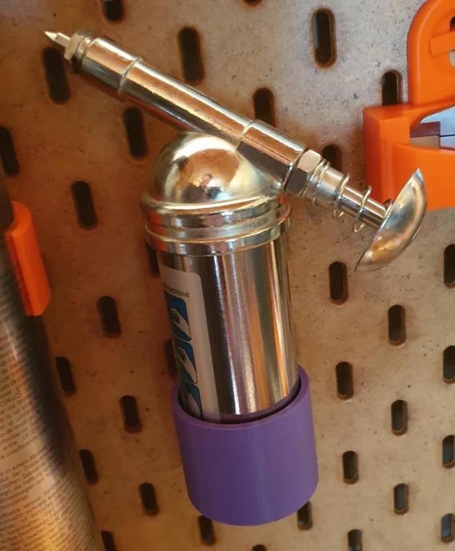 Skadis Halter Hazet Fettpresse - skadis holder Hazet grease gun   