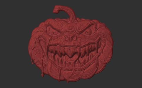 scary pumpkin 3dmodel