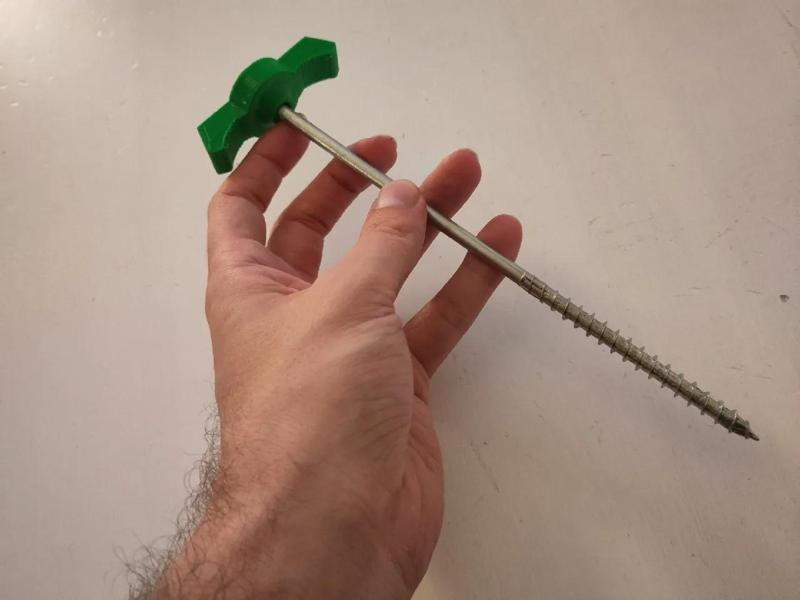 Tent Screw PEG / Schraub Hering   