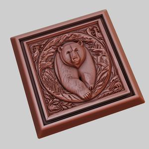 Polar Bear Animal 3D Model for CNC Router Laser & 3D Printer