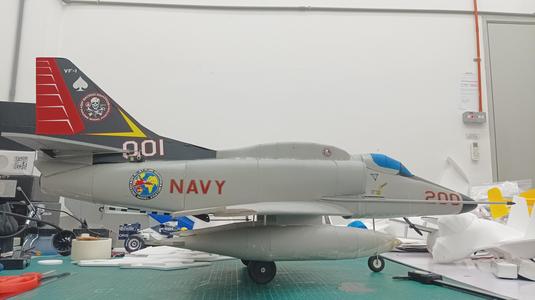 FOAMBOARD 50MM EDF A4-N SKYHAWK PDF PLAN