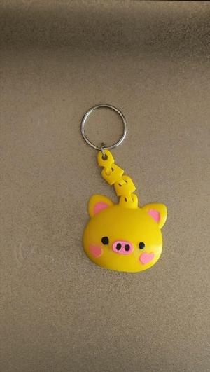 Keychain Flexi Articulated Pig. Piggy pig articulated keychain