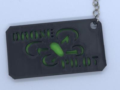 Drone Pilot Keychain