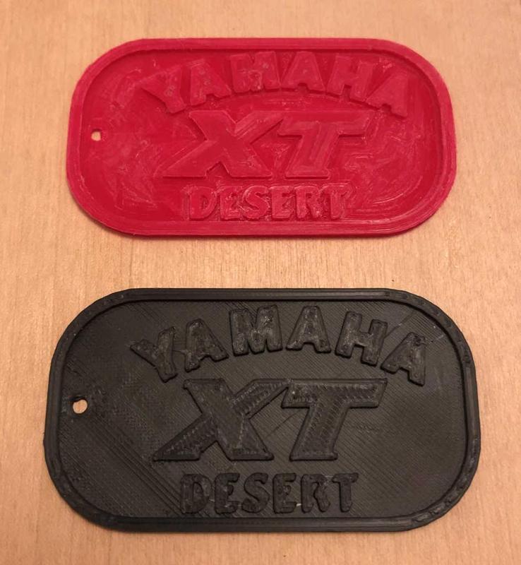 Schlüsselanhänger Yamaha XT 600 Desert Tenere