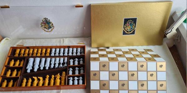 Harry Potter Chess and Checkers + Board